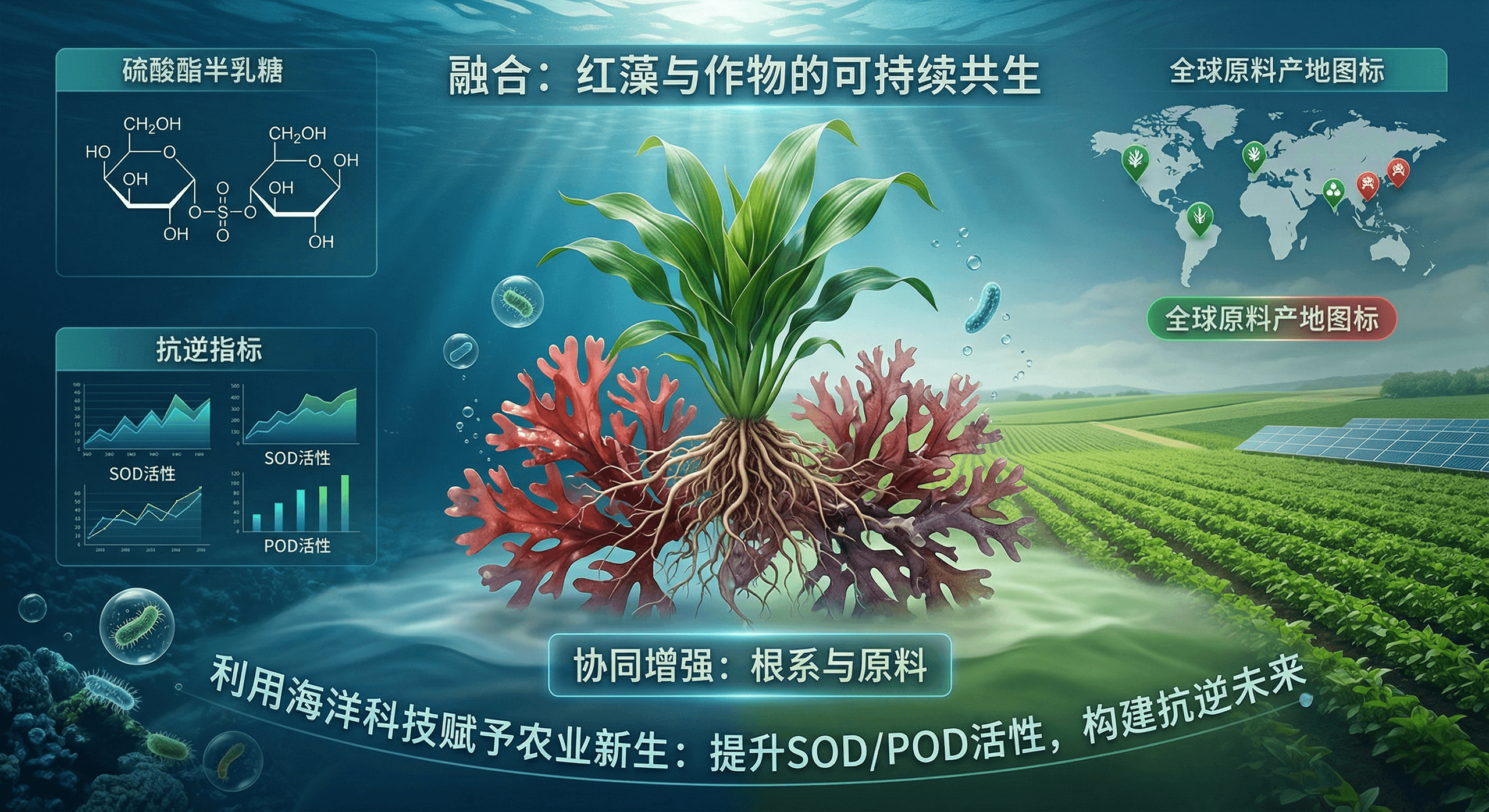 红藻生物刺激素激活植物抗逆通路：打破海藻肥同质化困局【供需解读】